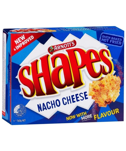 Arnotts Shapes Nacho Cheese 160g – LCM