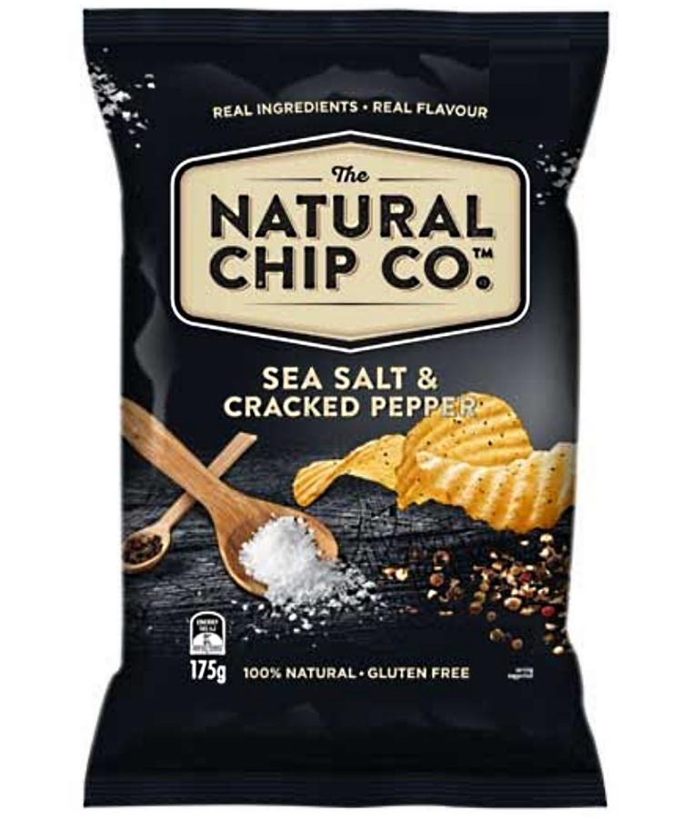 Natural Chip Co. Sea Salt & Cracked Pepper 175g