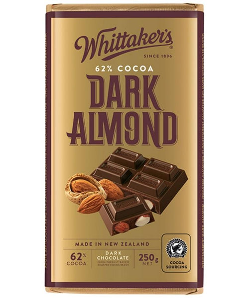 Whittakers Dark Almond 250g – LCM