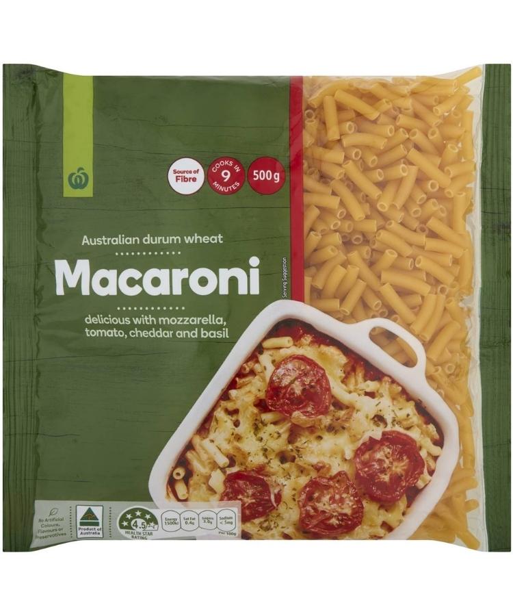 Woolworths Macaroni 500g