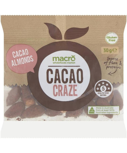 Woolworths Macro Almonds Cacao Craze 30g – LCM