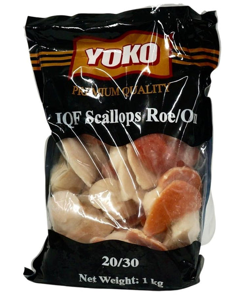 Yoko IQF Scallops Roe On 1Kg